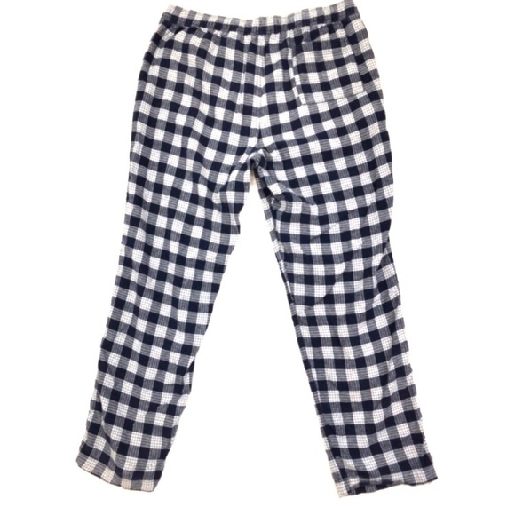 Donated- J.Crew Pajama Pants Navy Plaid Large G167 - Picture 3 of 7